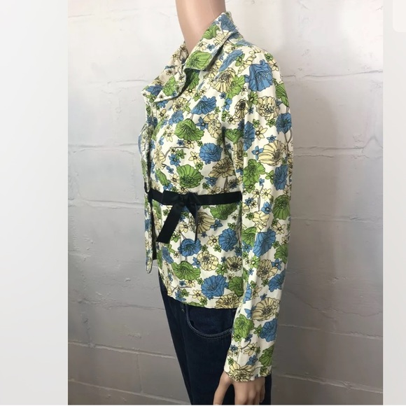 Paper Doll Prod. Jacket Size 10 Long Sleeve Floral - Picture 3 of 8